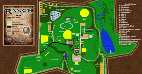Teen Quest Ranch Map